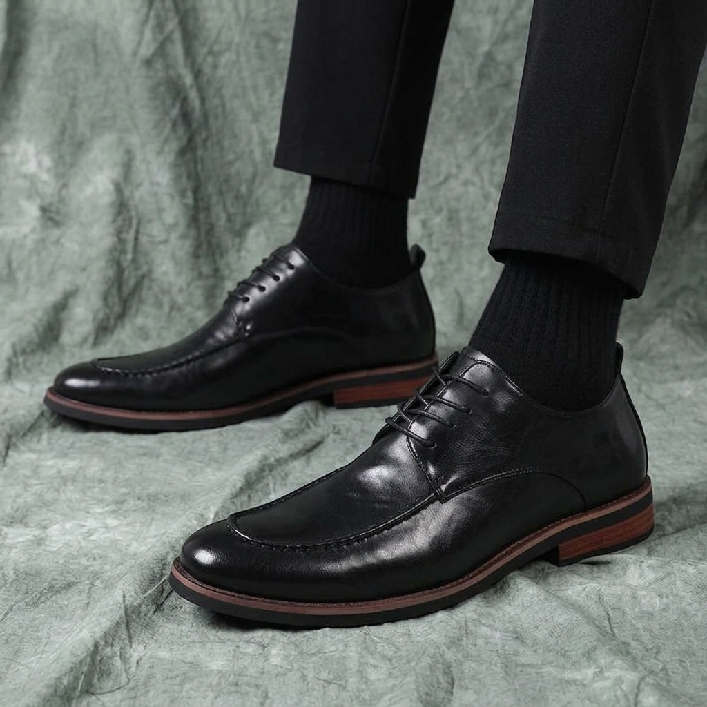 HARRISON COLE LEATHER DERBY