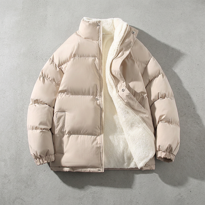 Clayton Puffer Jacket - Beige