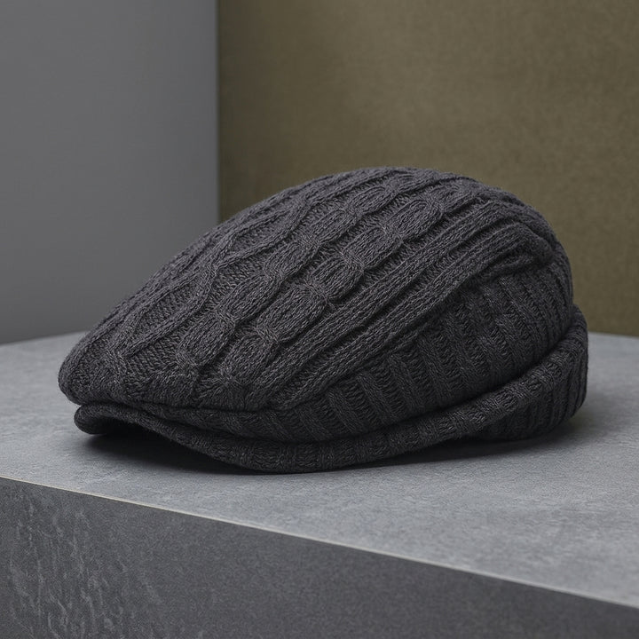Callahan Cable-Knit Cap - Grey