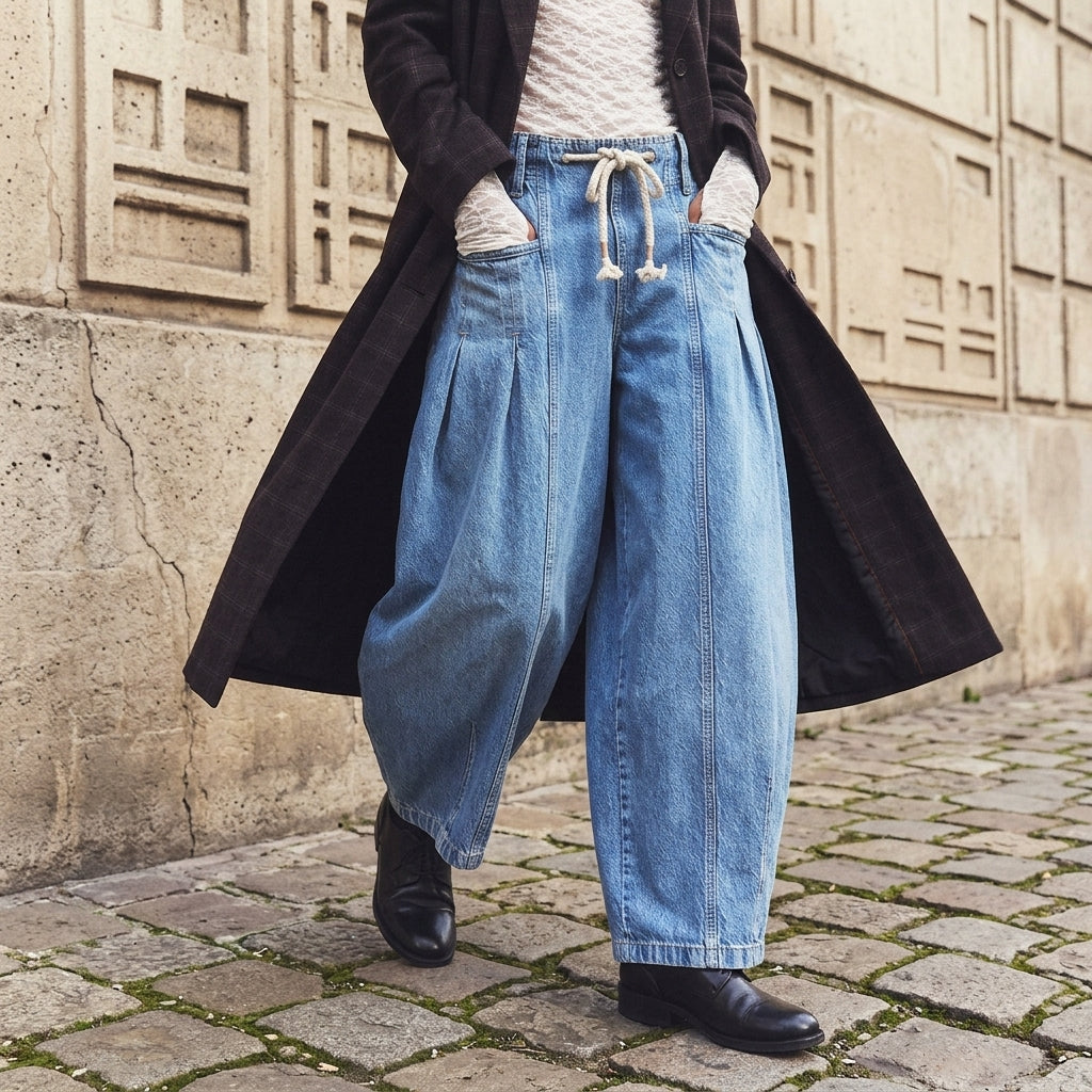 Esme Boho Jeans - light blue