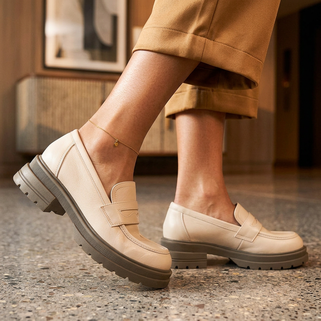 Sorelle Lug Sole Loafers