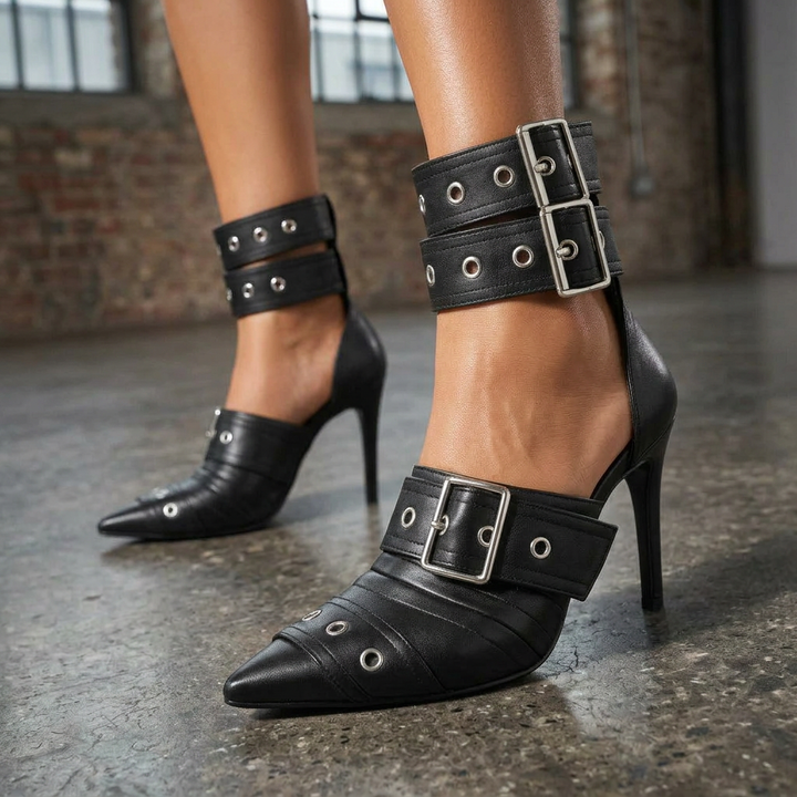 RAVYN RAE SIGNATURE HEELS - onyx black