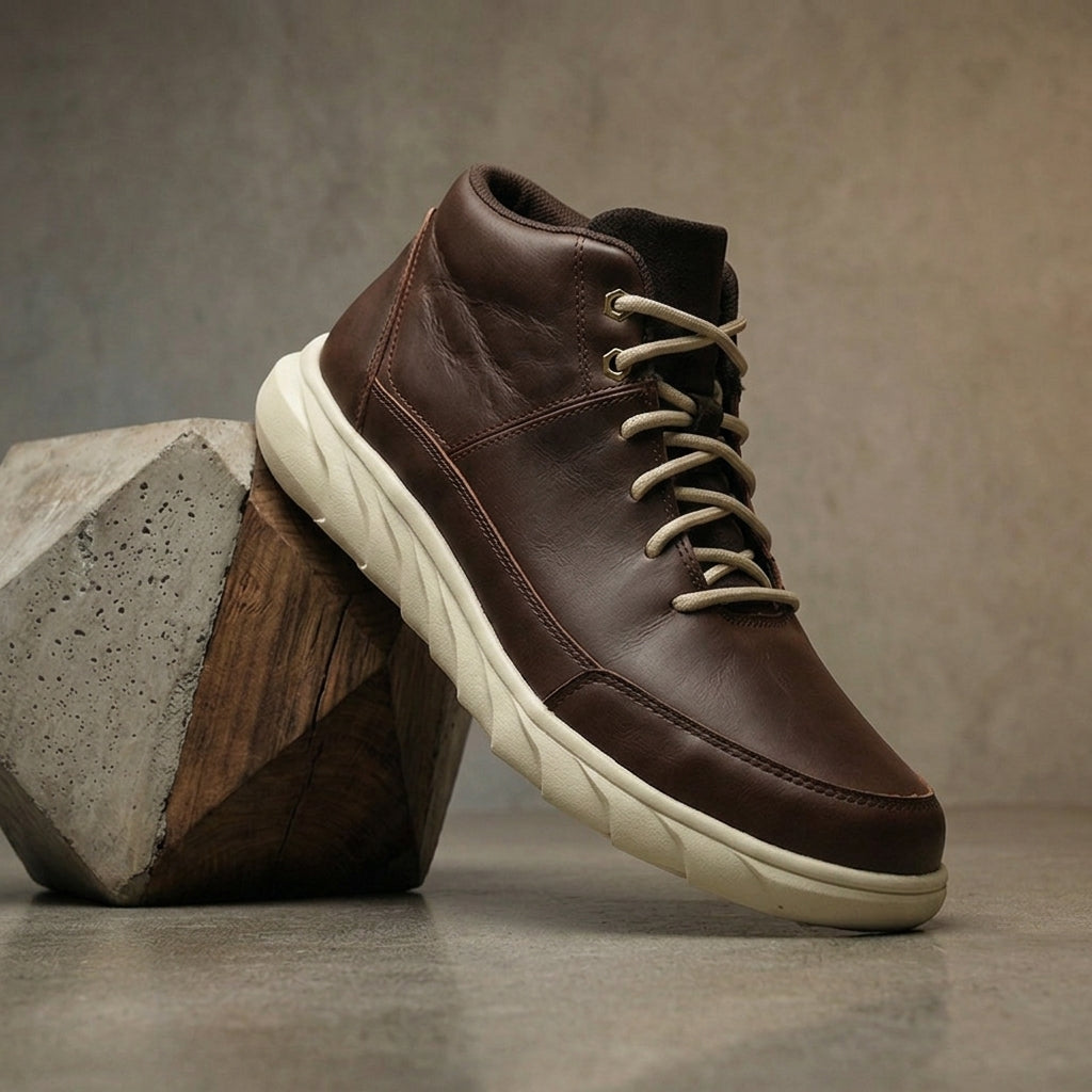 Weston Leather Boots - Dark Brown