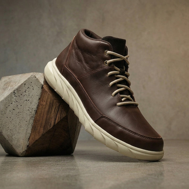 Weston Leather Boots - Dark Brown