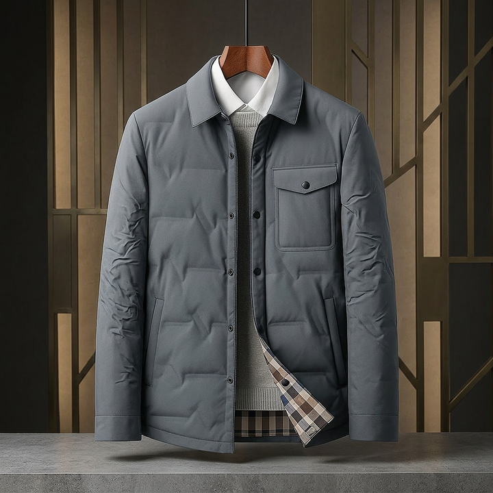 Maxwell Duck Down Jacket - grey