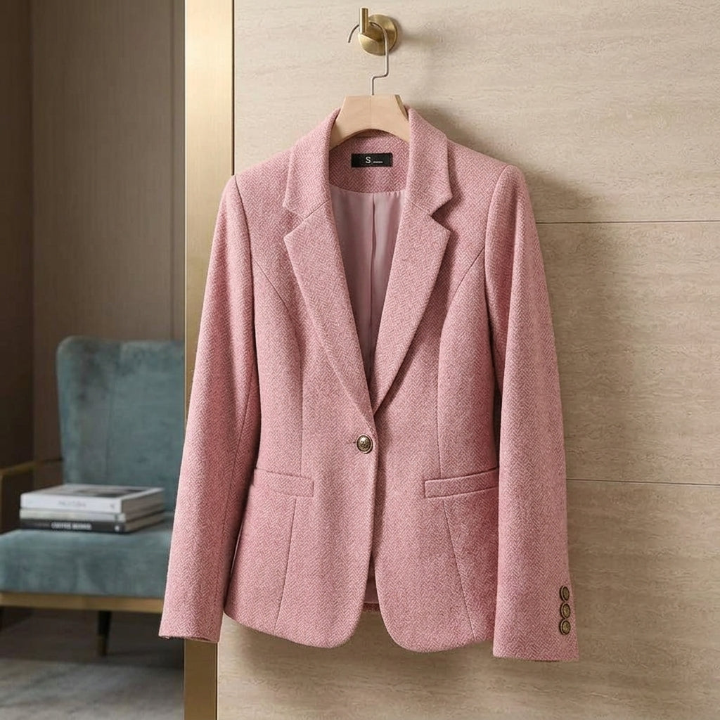 MADISON PARK BLAZER - Blush