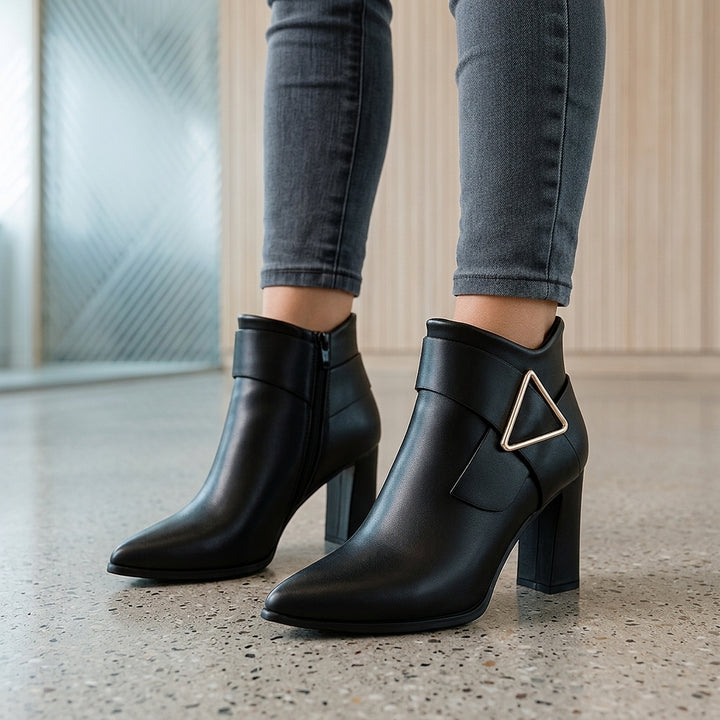 Selene Ankle Boots - Black