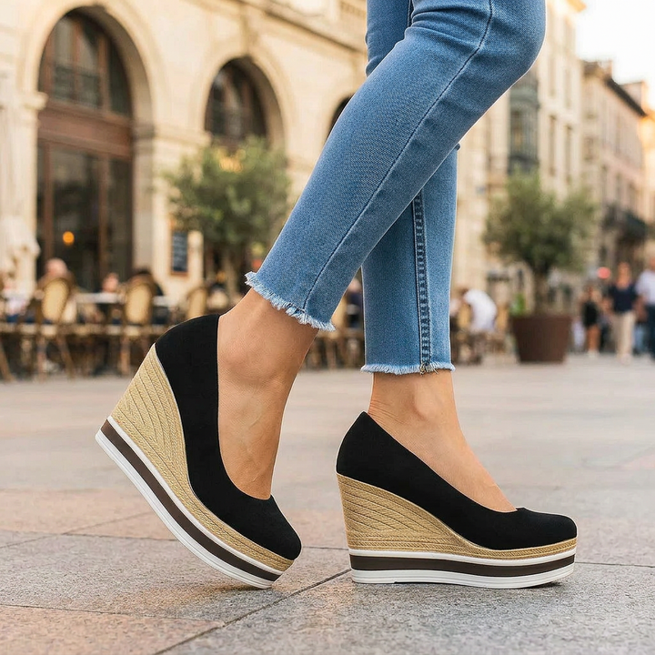 MILA BORDEAUX PLATFORMS - Classic Black