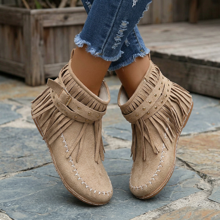 Noelle Boho Ankle Boots