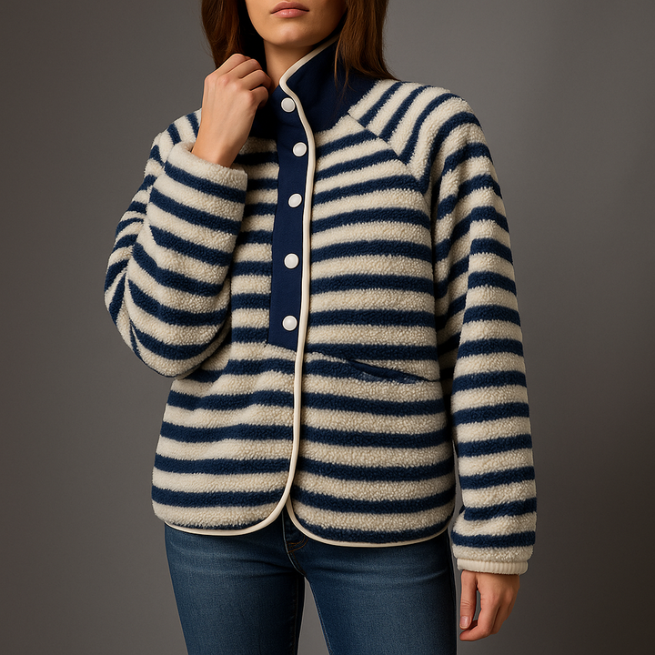 Meadow Rose Jacket - coastal stripe