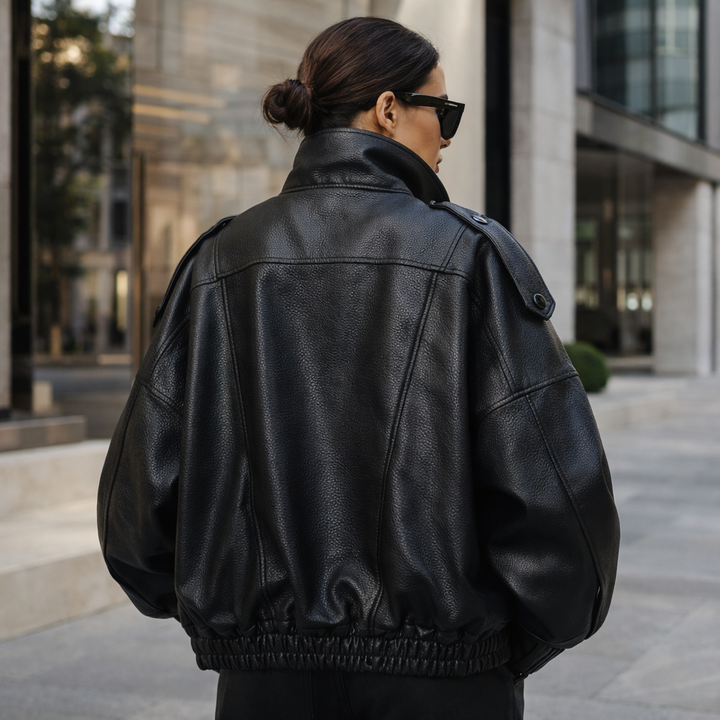 Aurelia Noir Leather Jacket