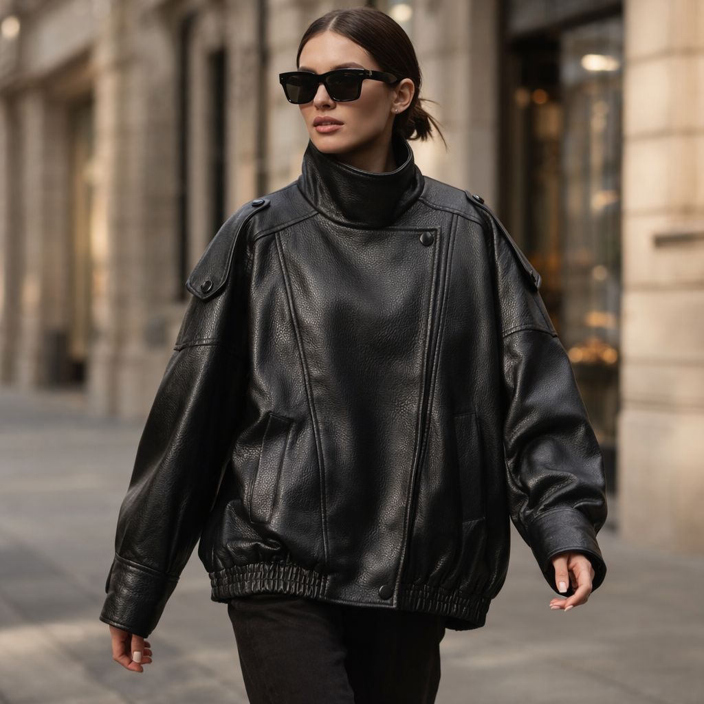 Aurelia Noir Leather Jacket