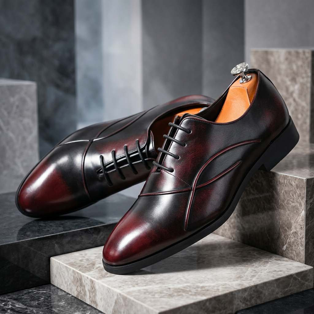 Calenzo Leather Dress Shoes