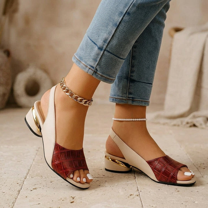 SOLANA SLIP ONS - Red