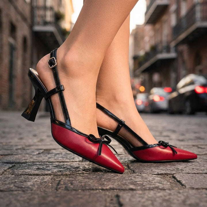 AMARA BELLE BOW HEELS
