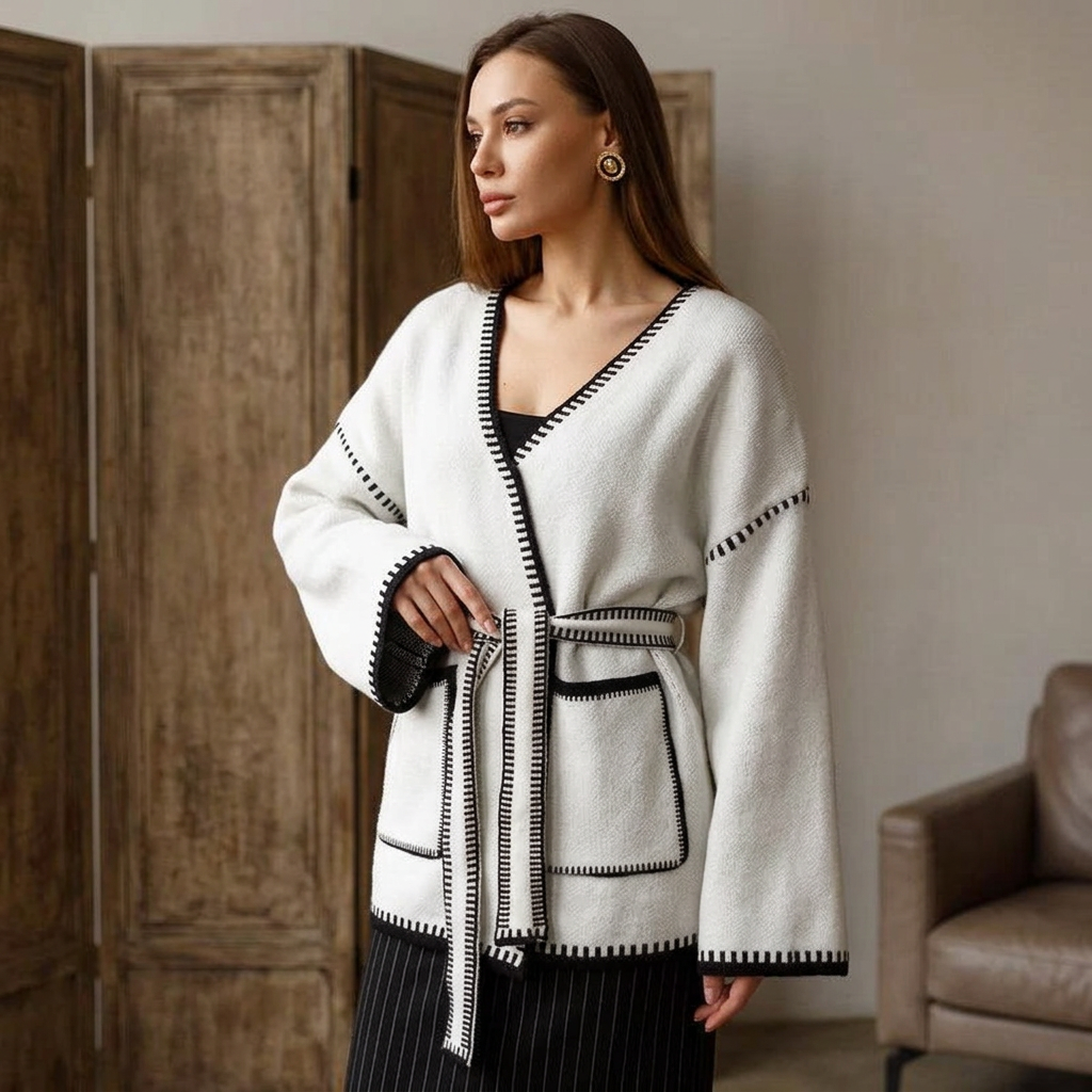 Marcelline Cardigan - White