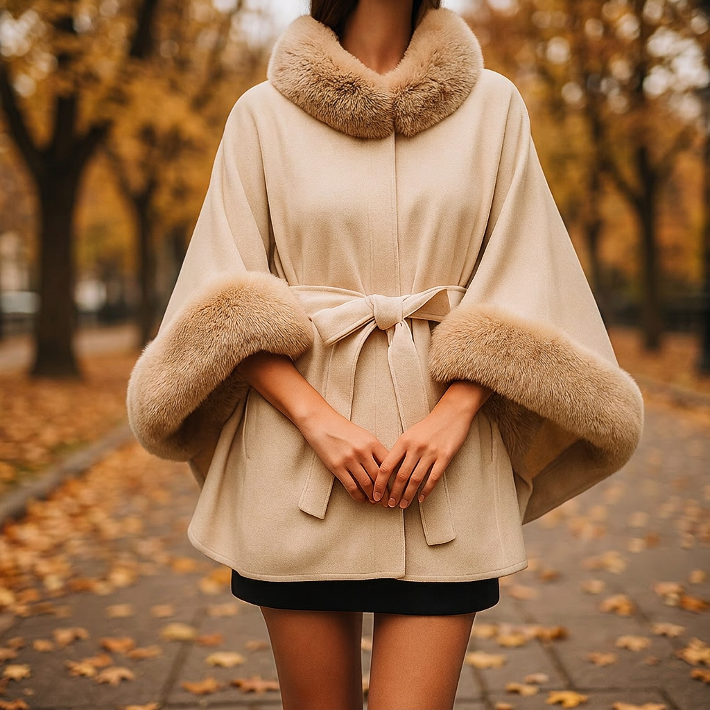 Belrose Plush Shawl - Snow White