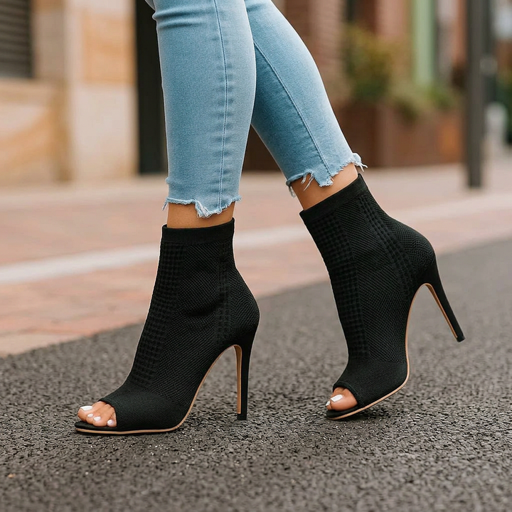 AMENA KNIT HEELS