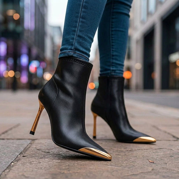 AVELINE GOLD-POINT BOOTS