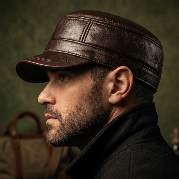 Harrington Genuine Leather Cap