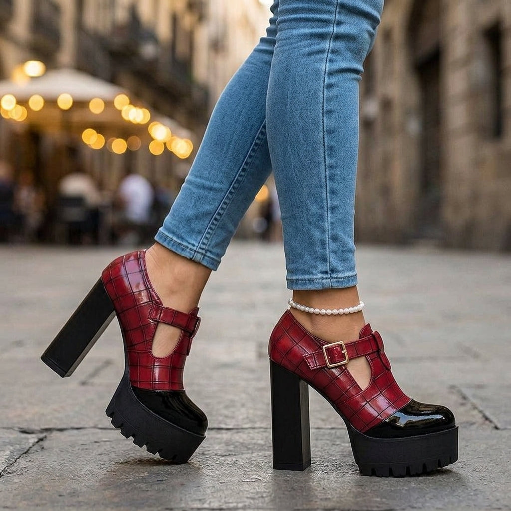 VIVIENNE ARLO BLOCK HEELS