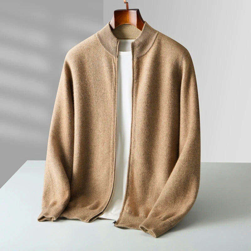 CARMANO CASHMERE CARDIGAN - beige