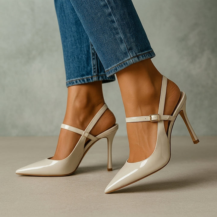 Vienna Slingbacks - white