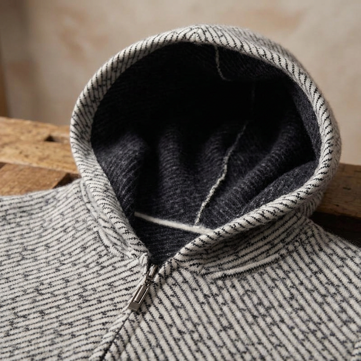 Lawrence Cashmere Zip Sweater