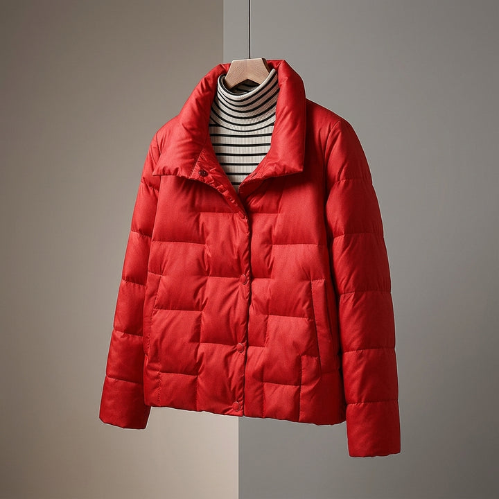 Avery Puffer Jacket - red