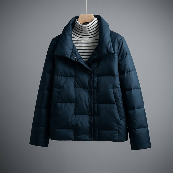 Avery Puffer Jacket - Dark Blue
