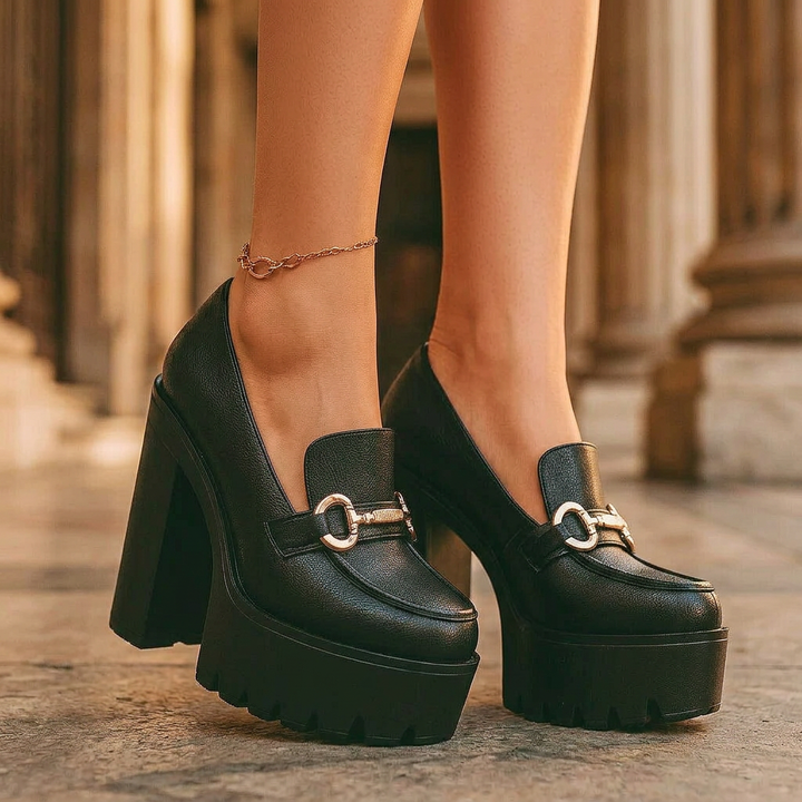 JULIETTE MONROE PLATFORMS - onyx black