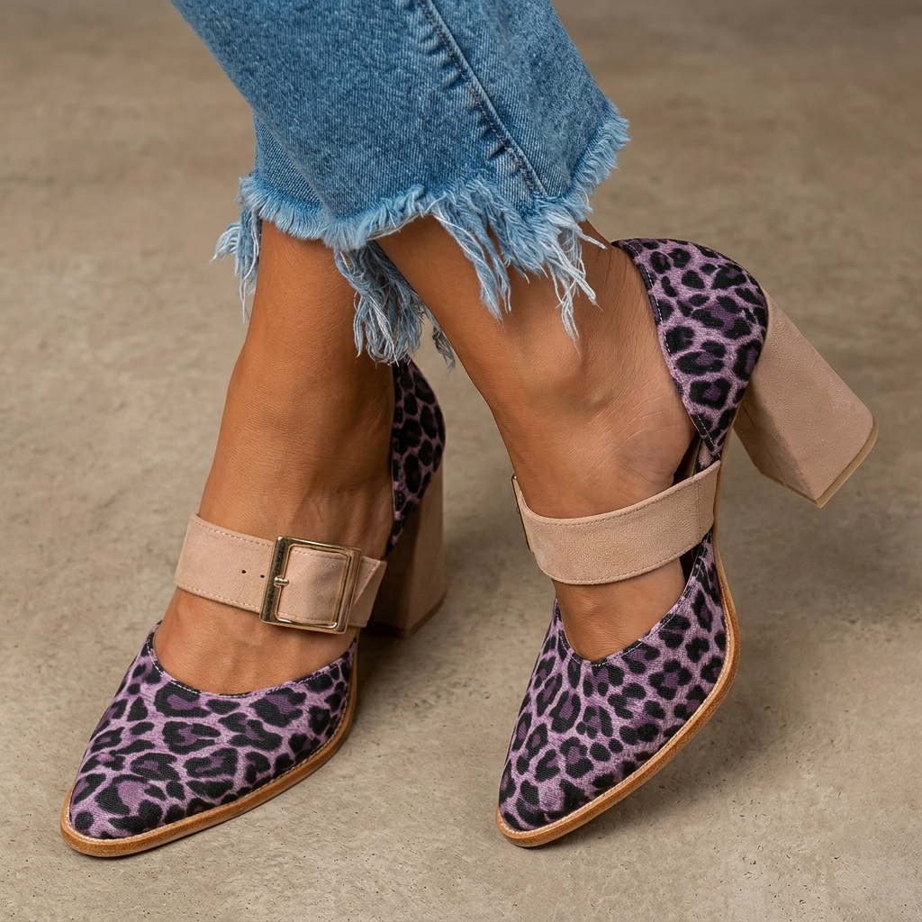 Valencia Buckle Heels