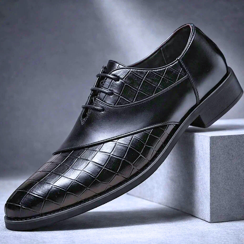 MONTAVELLI CROC OXFORDS - classic black