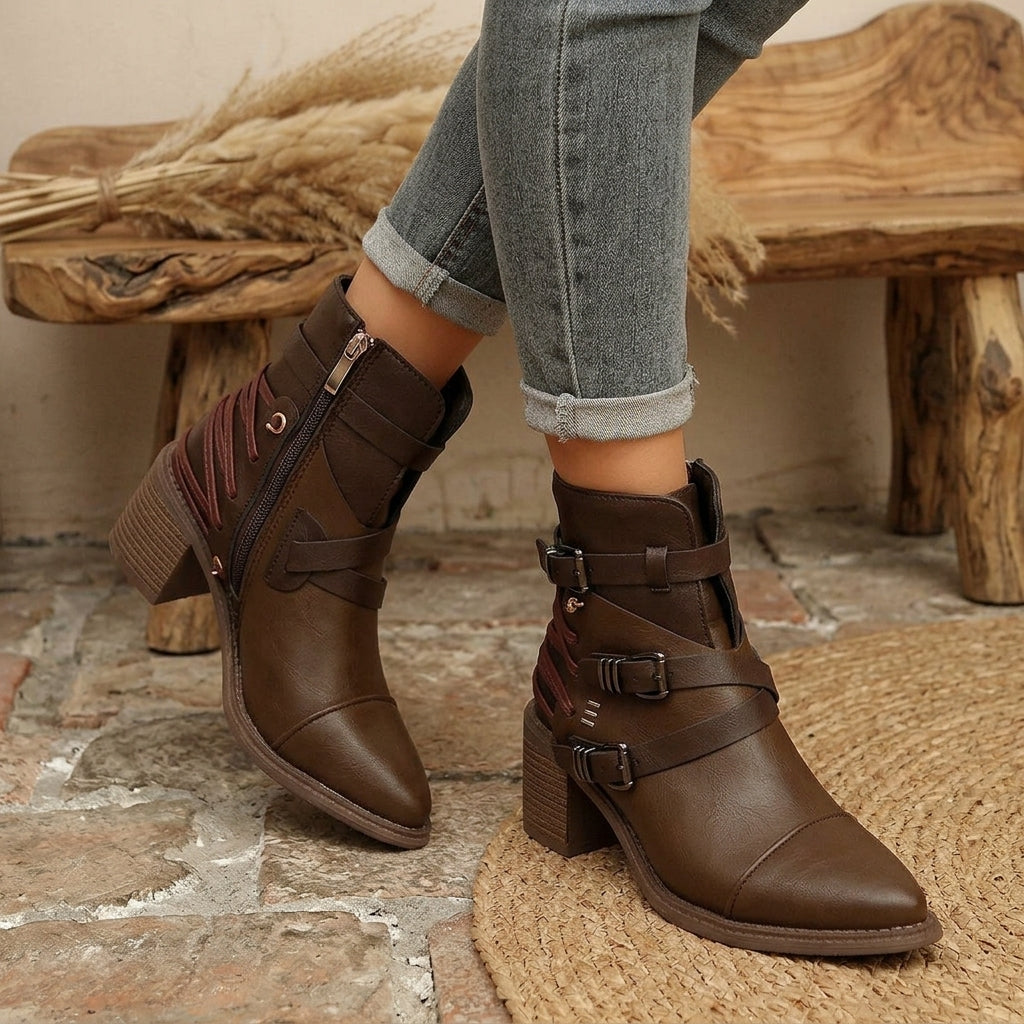 Harper Buckle Boots