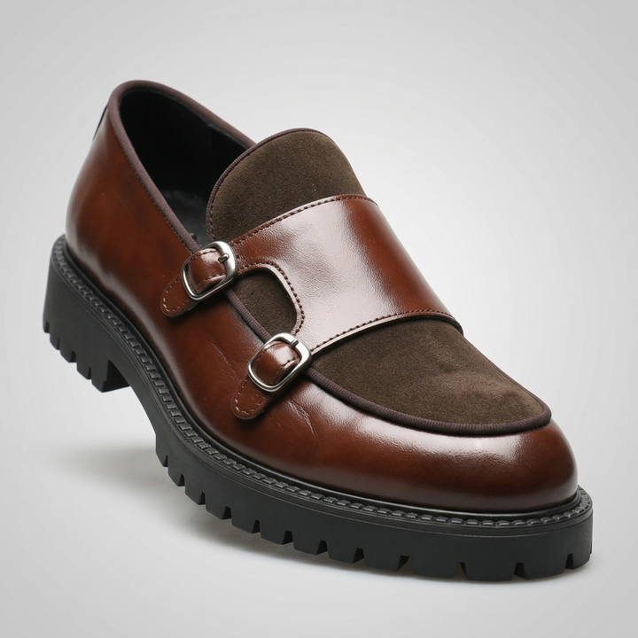 Montaro Genuine Leather Lug Derbies