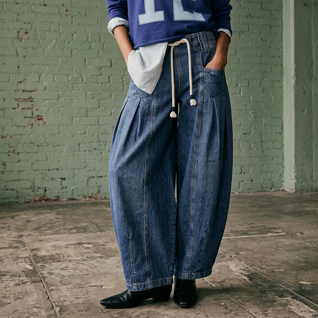 Esme Boho Jeans - dark blue
