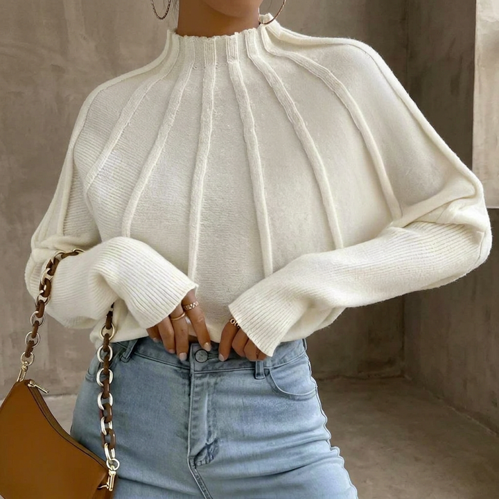 SOLIRA MOCK-NECK SWEATER