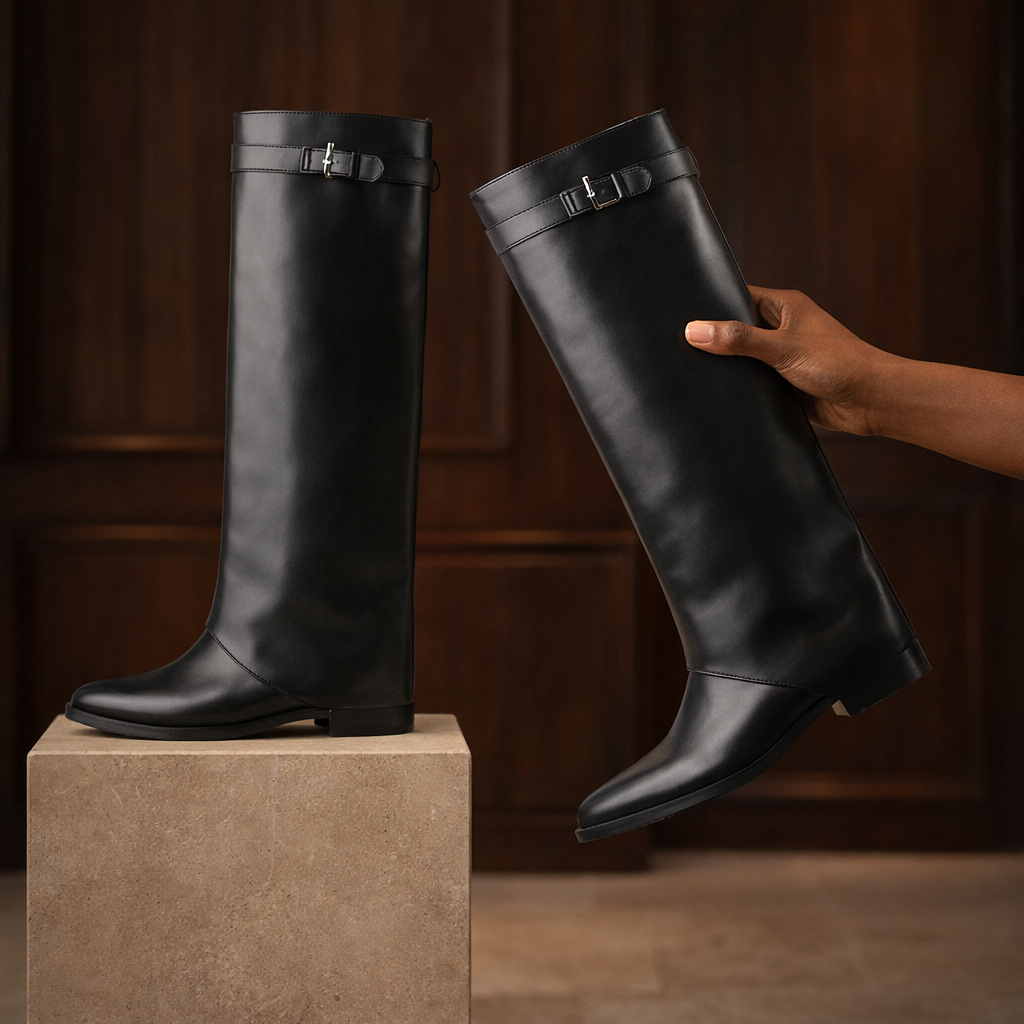 Lockridge Wedge Knee Boots