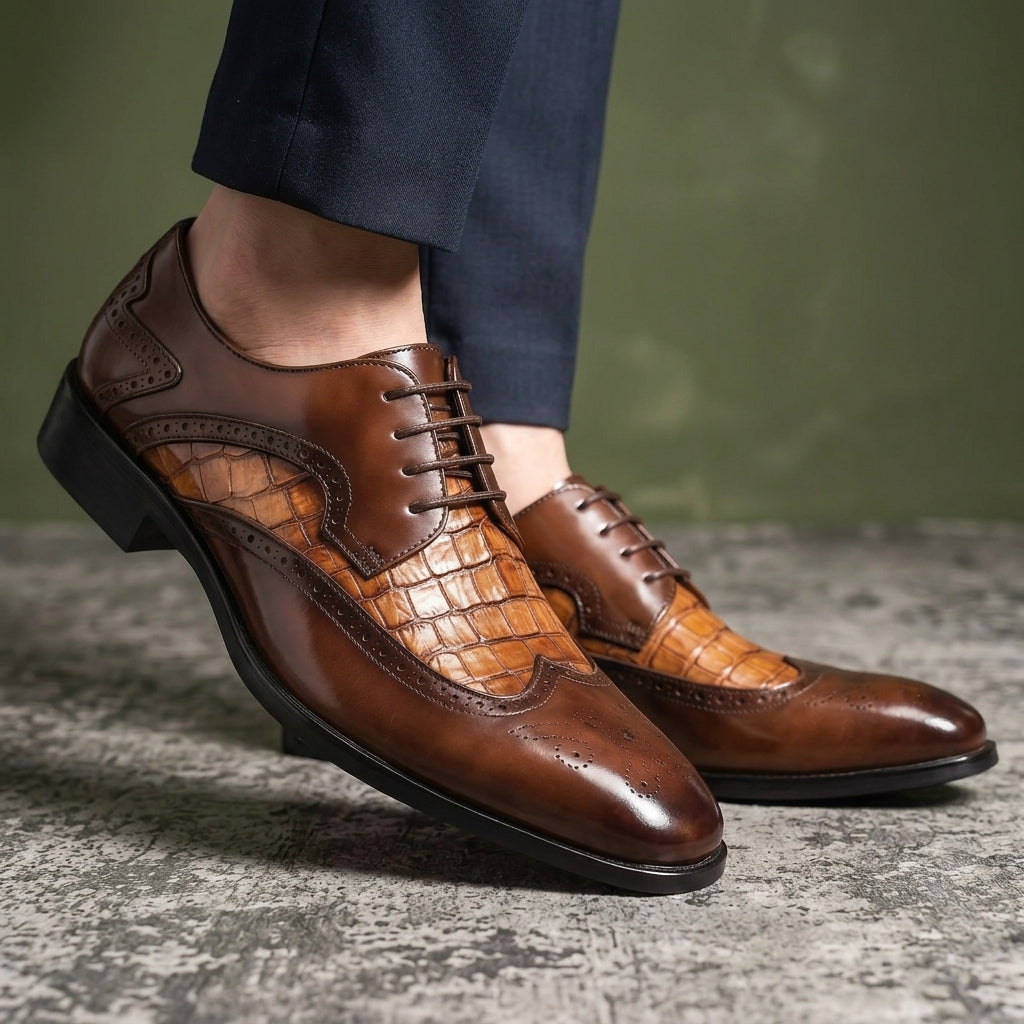 VERCELLI CROC OXFORDS