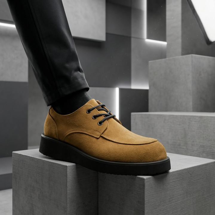 Hudson Suede Lug Derbies