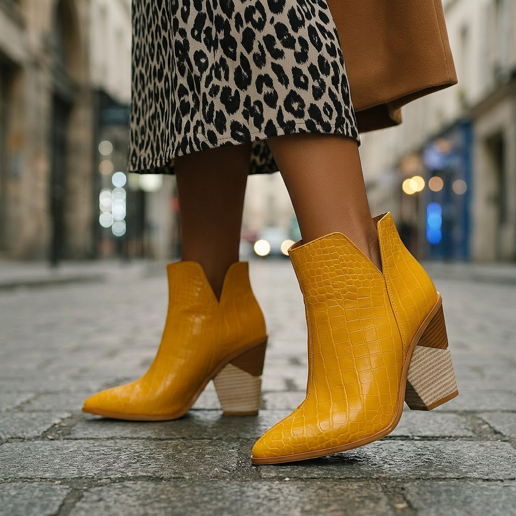 Ainsley Harper Boots - Butterscotch Yellow