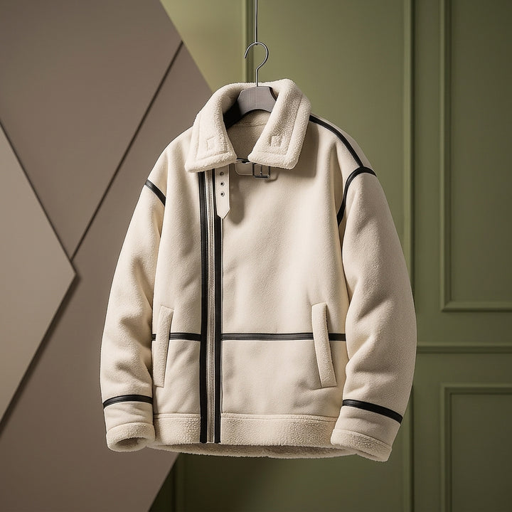 Alder Sherpa Jacket - White