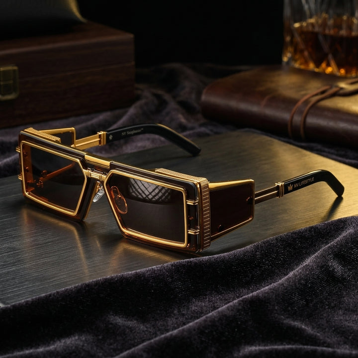 IRONVUE CLUBMASTERS - gold eclipse