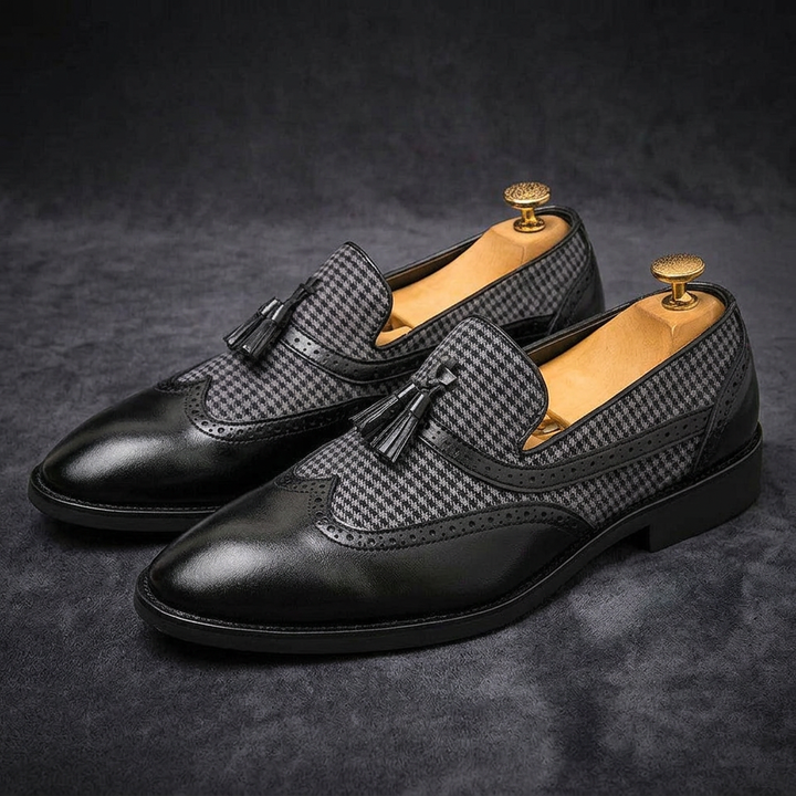 GRAHAM WHITAKER LOAFERS - tuxedo black