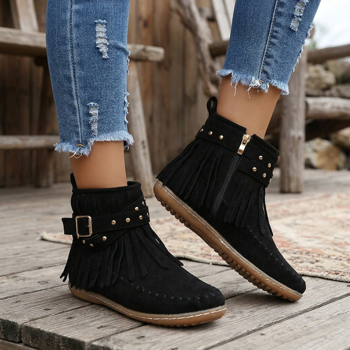 Noelle Boho Ankle Boots