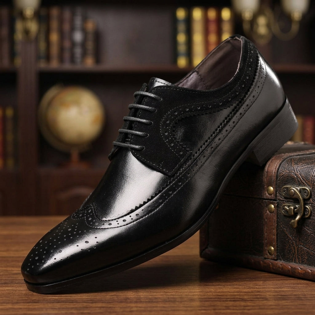 MARCO SANTINO LEATHER LOAFERS