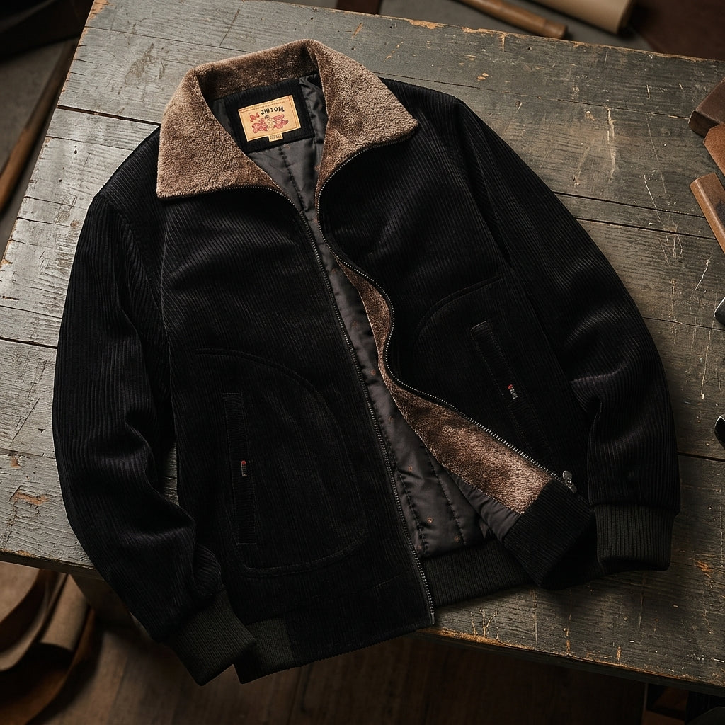 Weston Thatcher Corduroy Jacket - Black