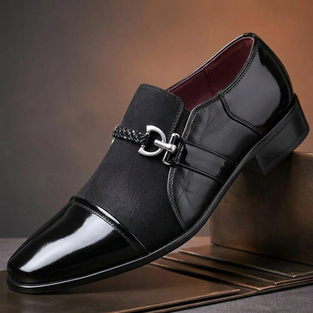BRUNELLI BIT LOAFERS - classic black