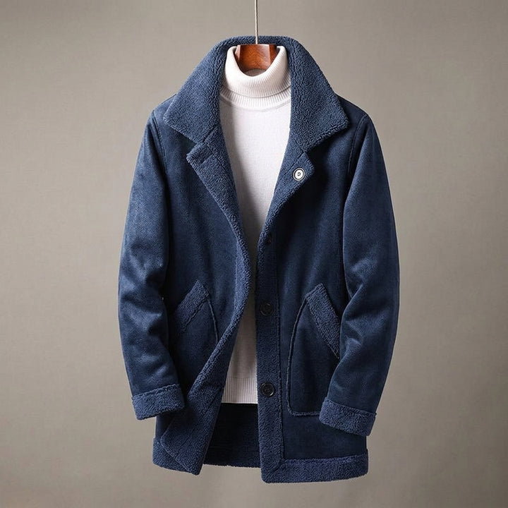 Theodore Sherpa Coat - blue