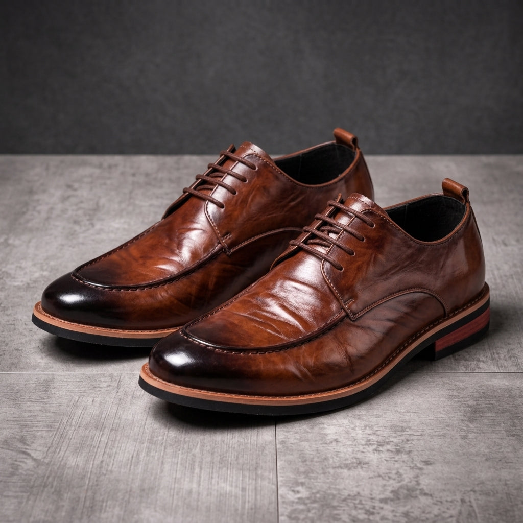 HARRISON COLE LEATHER DERBY